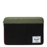 Herschel Anchor 14" Sleeve Laptop Kılıfı Black/Four Leaf Clvr/Sddle Brn