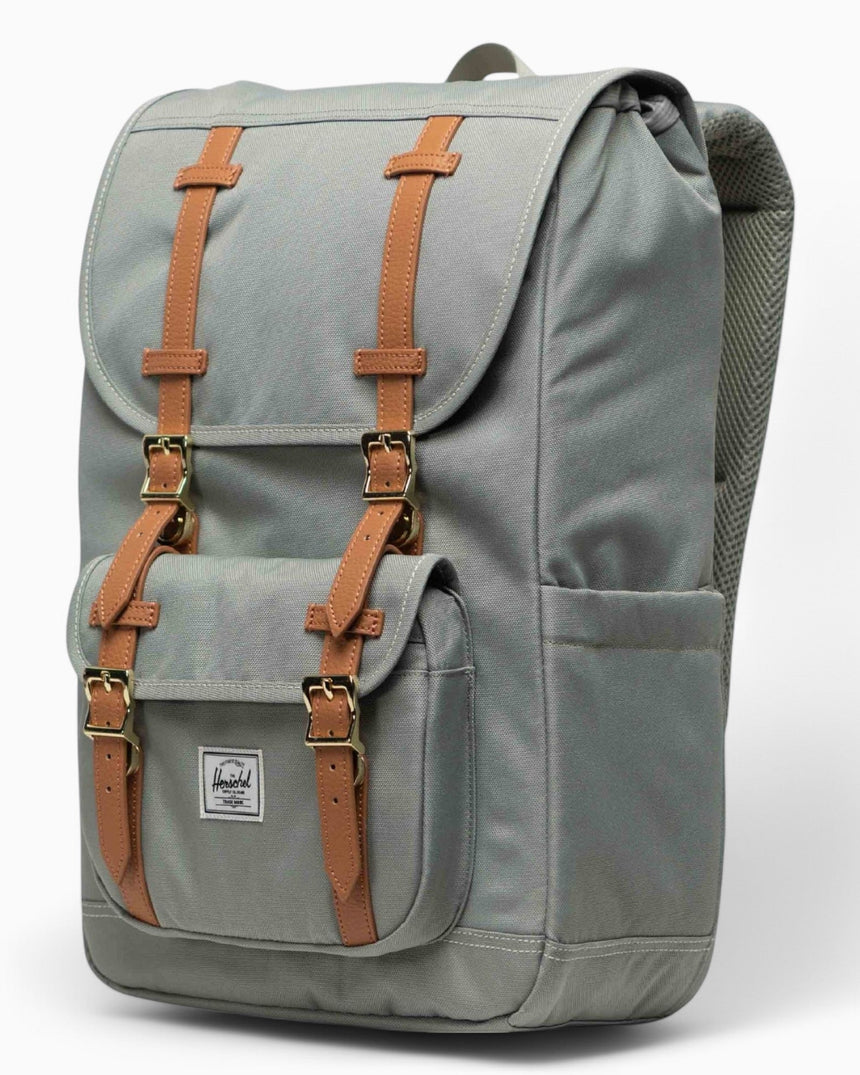 Herschel Little America Mid Sırt Çantası Seagrass/White Stitch