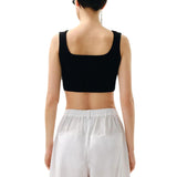 Knitology - Crooked Knit Crop Top - vitruta