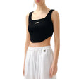 Knitology - Crooked Knit Crop Top - vitruta