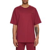 Les Benjamins Erkek Short Sleeve Tee Merlot Fields