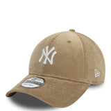 New Era NY Yankees Cord 9FORTY Şapka Beige