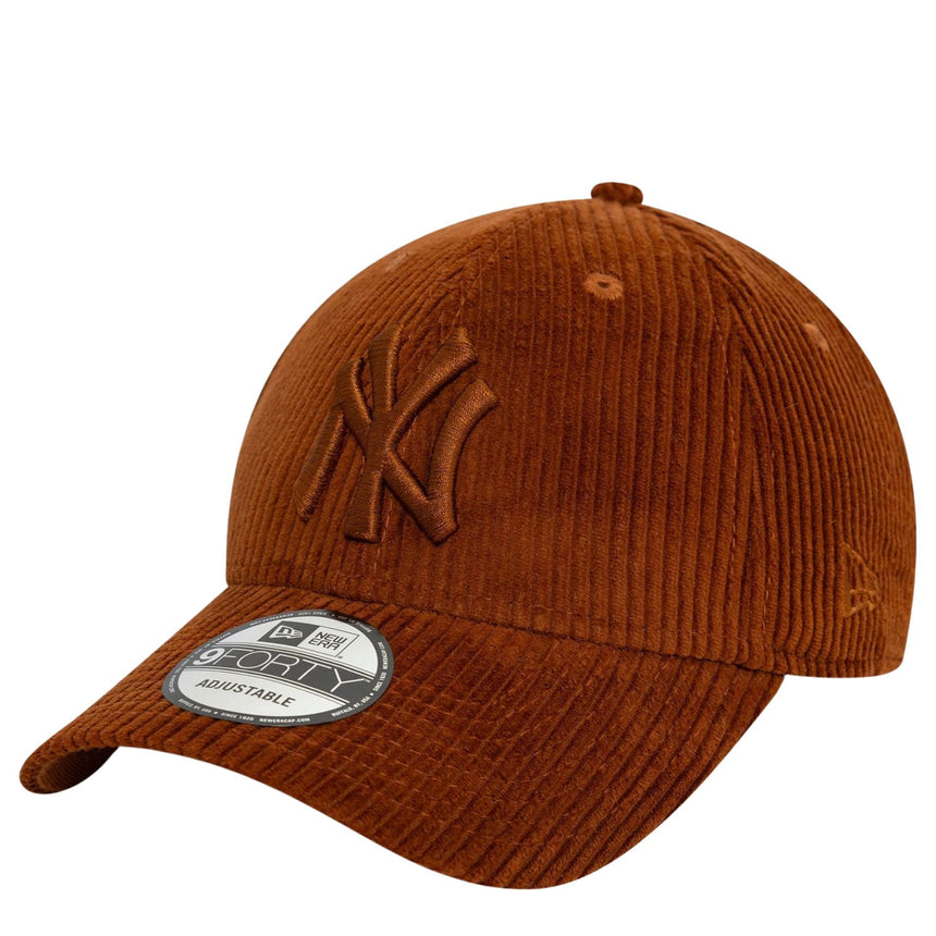 New Era NY Yankees Cord 9FORTY Şapka Brown