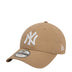 New Era NY Yankees League Essential 9TWENTY Şapka Light Beige