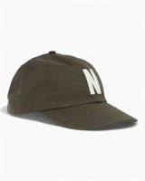 Norse Projects Felt N Twill Sports Cap Beech Green