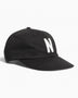 Norse Projects Felt N Twill Sports Cap Black