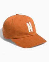 Norse Projects Felt N Twill Sports Cap Burnt Ochre