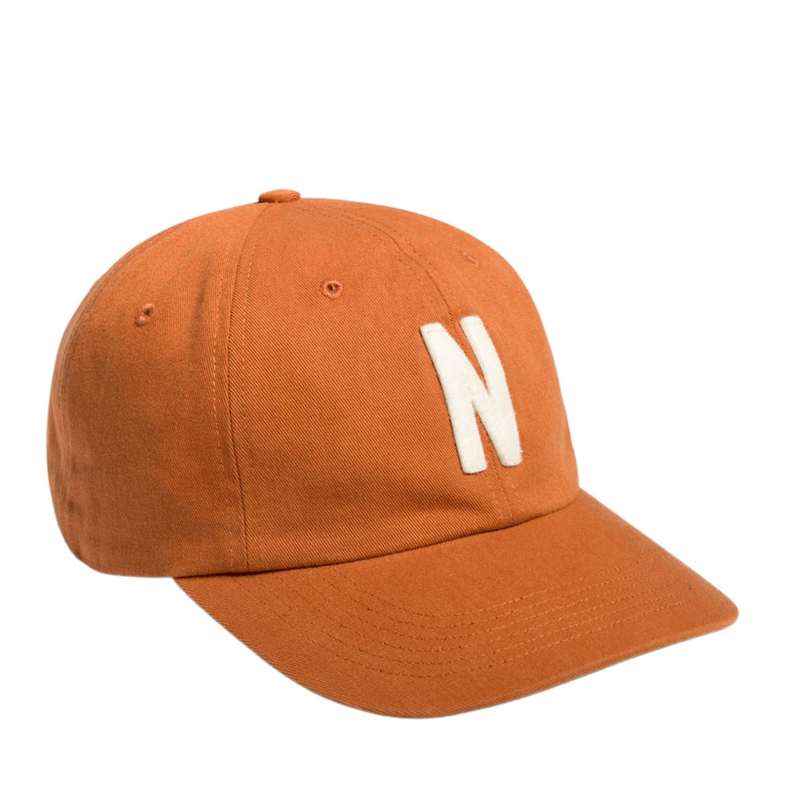 Norse Projects Felt N Twill Sports Cap Burnt Ochre