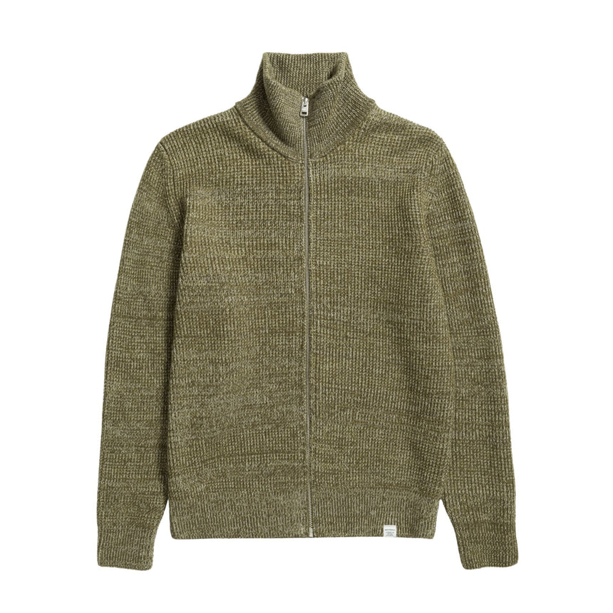 Norse Projects Hagen Wool Cotton Rib Full Zip Erkek Ceket