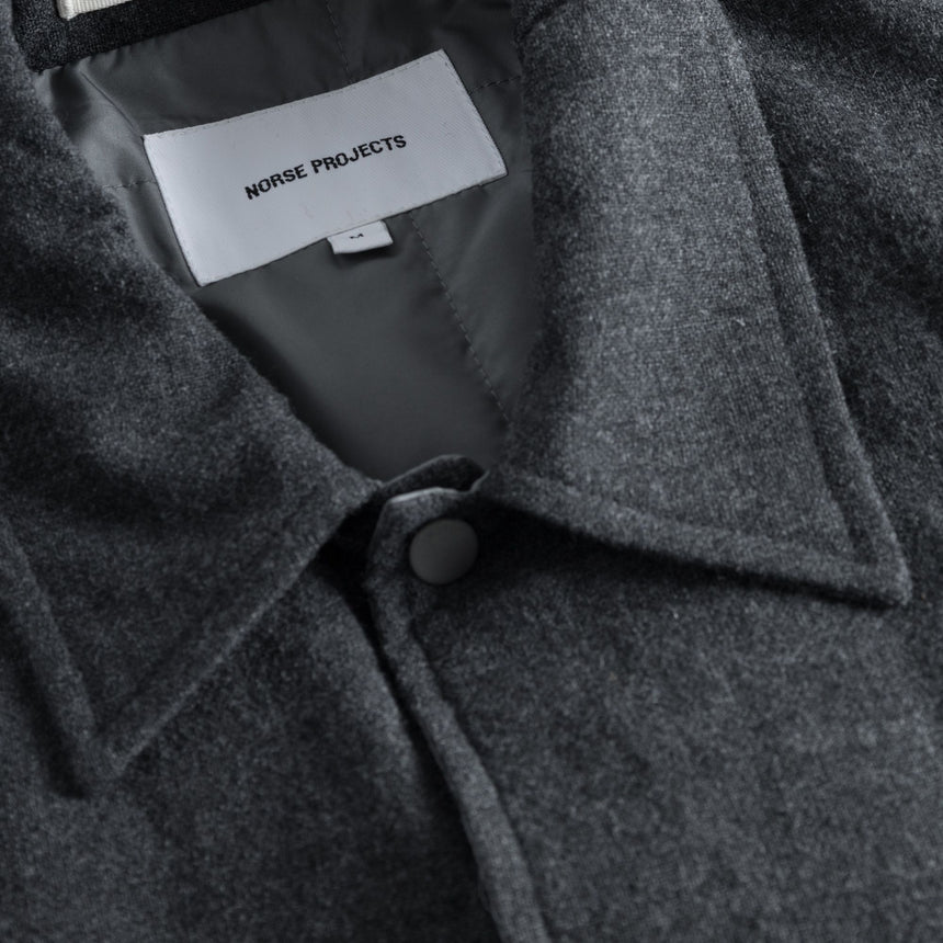 Norse Projects Hjalmer Insulated Wool Erkek Gömlek Ceket 