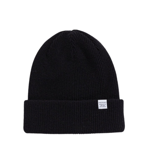 Norse Projects Merino Lambswool Beanie Black