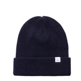 Norse Projects Merino Lambswool Beanie Dark Navy