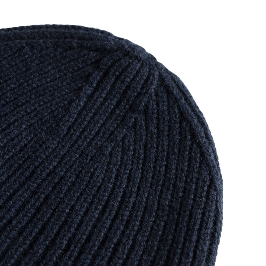 Norse Projects Merino Lambswool Rib N Logo Beanie 