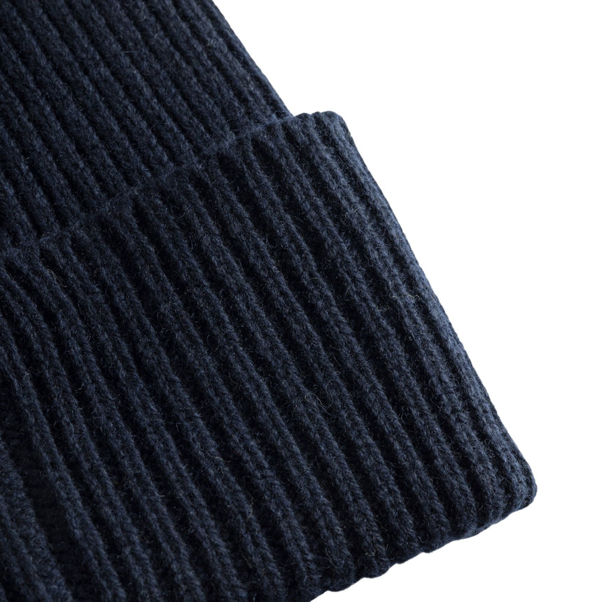 Norse Projects Merino Lambswool Rib N Logo Beanie 