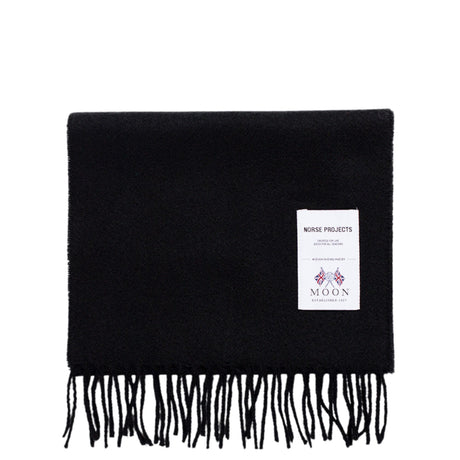 Norse Projects Moon Merino Lambswool Scarf Black