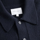 Norse Projects Norse Standard Merino Lambswool Polo Erkek Kazak 