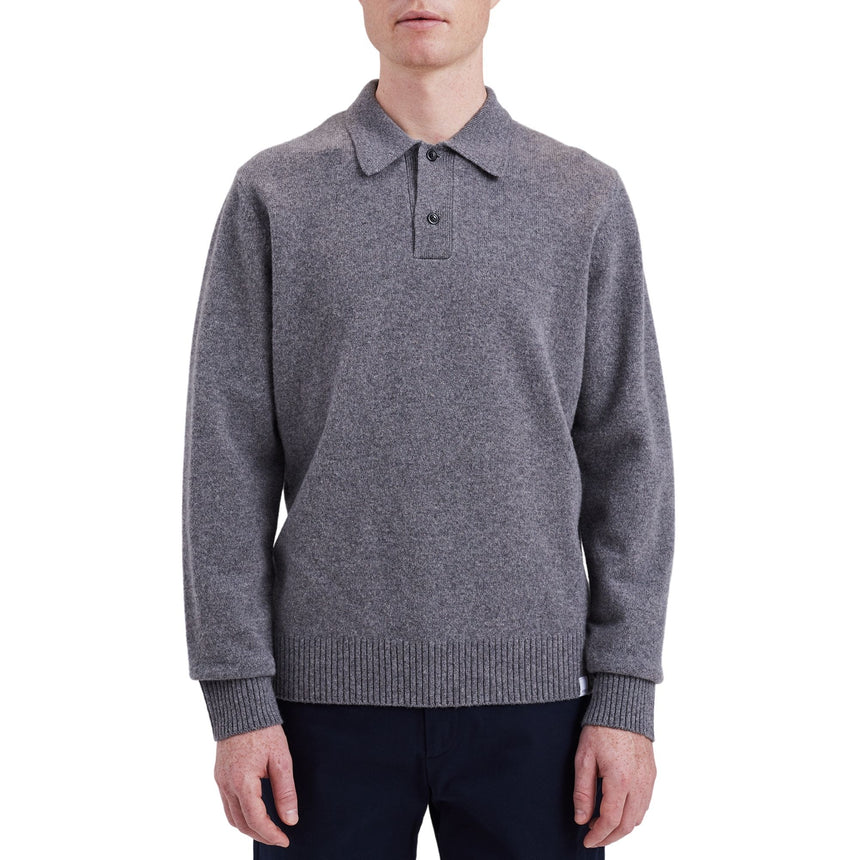 Norse Projects Norse Standard Merino Lambswool Polo Erkek Kazak