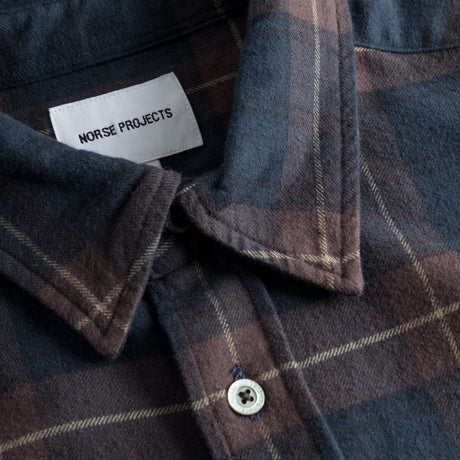 Norse Projects Osvald Flannel Check Erkek Gömlek