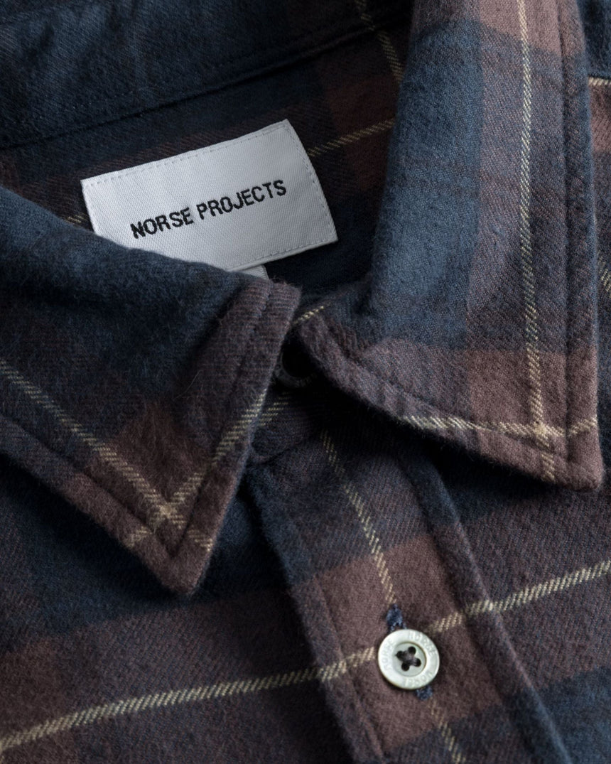 Norse Projects Osvald Flannel Check Erkek Gömlek