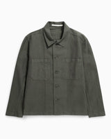 Norse Projects Tyge Cotton Linen Gömlek Ceket Spruce Green