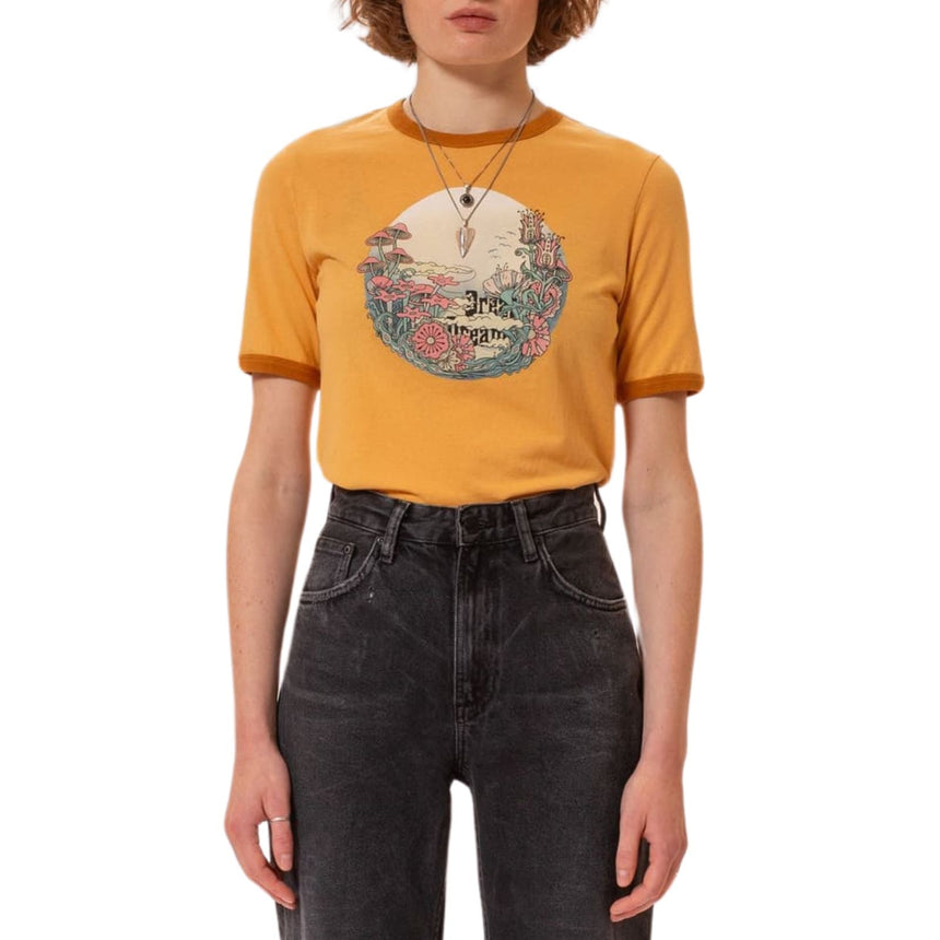 Nudie Jeans Lova Dreams T-Shirt Ochre