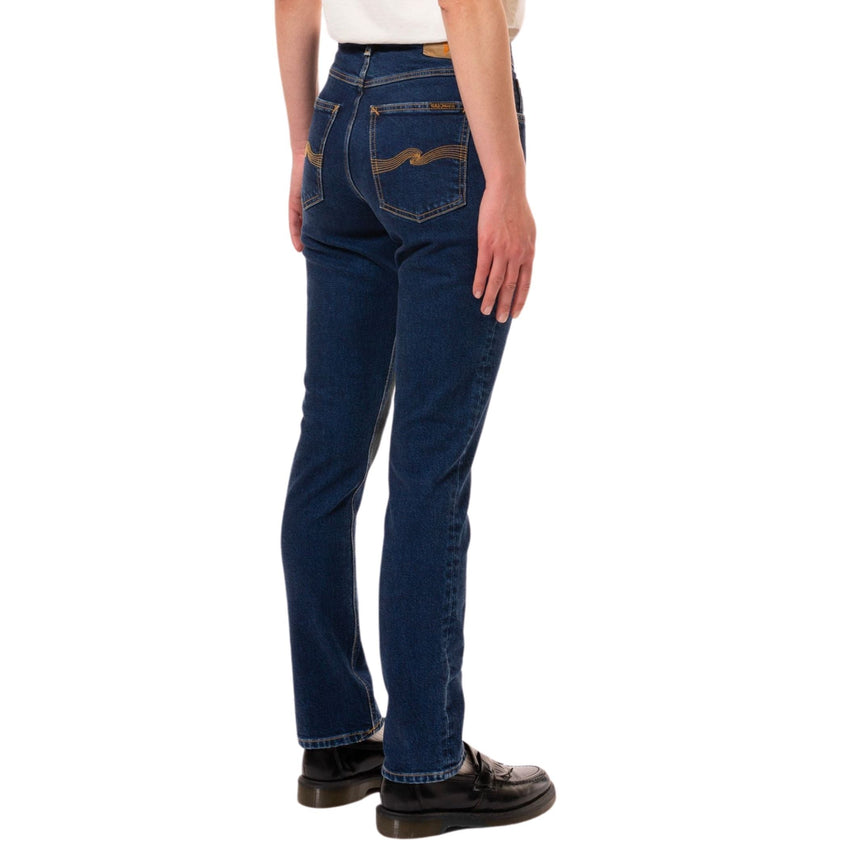 Nudie Jeans Mellow Mae Indigo Rain Kadın Jean Pantolon