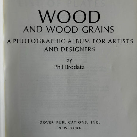 Pestil Books for vitruta Wood and Wood Grains: A Photographic Album for Artists and Designers 