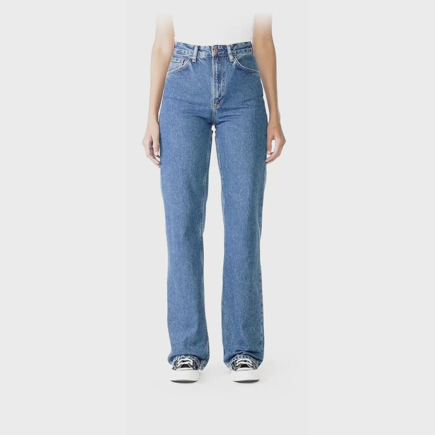 Clean Eileen Washed Out Black Women's Jean Trousers