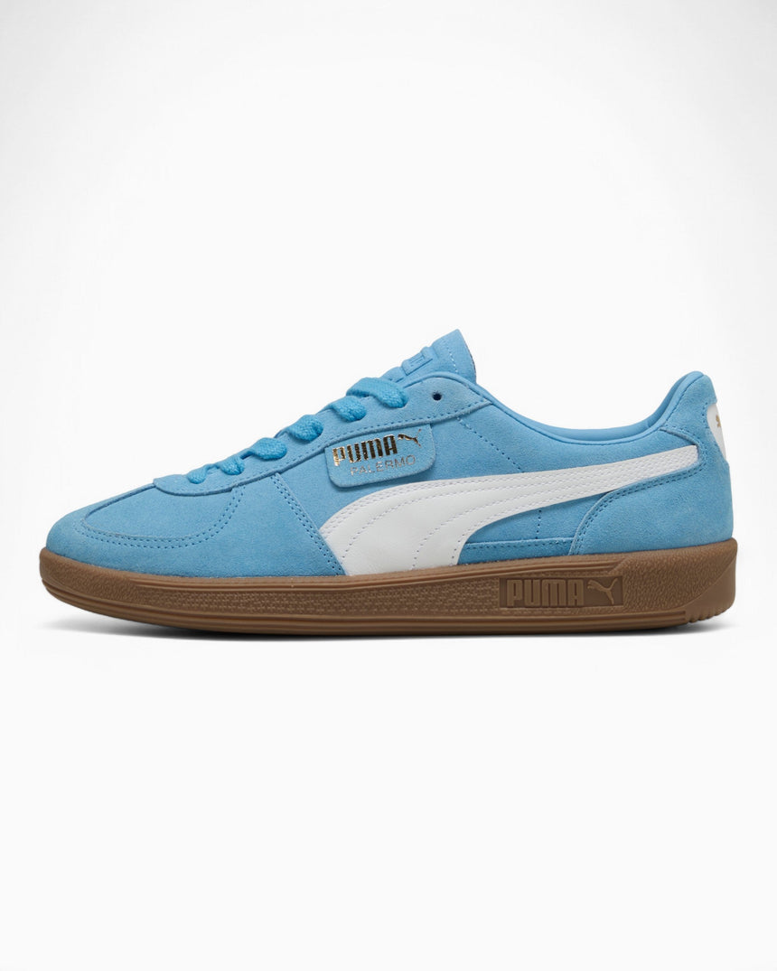 PUMA Palermo Kadın Sneaker Team Light Blue-PUMA White