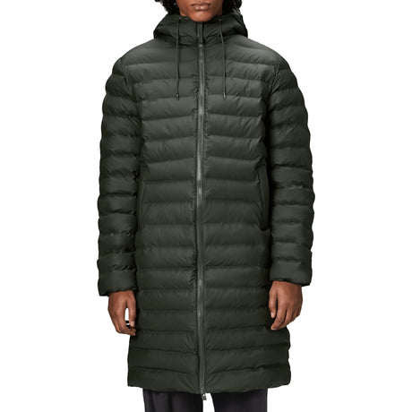 Rains Lohja Longer Puffer Jacket Green