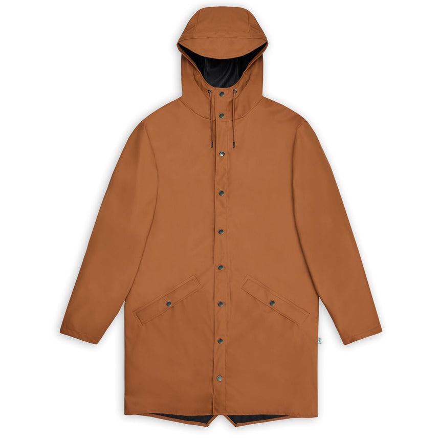 Rains Long Jacket Yağmurluk Rust