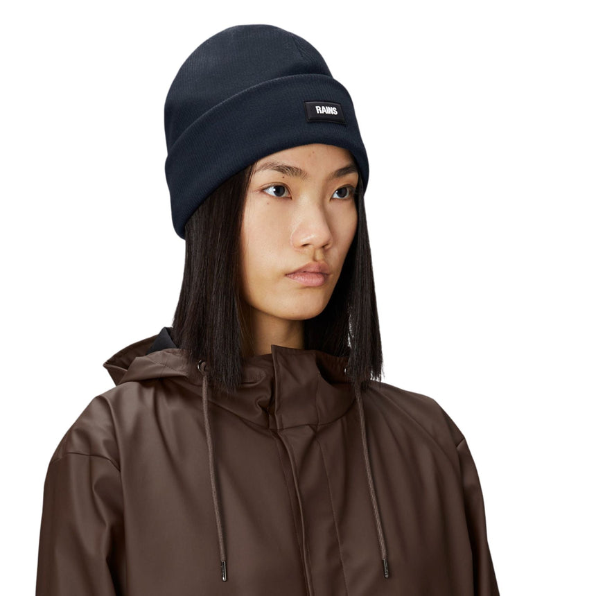 Rains Ribbed Fleece Beanie 