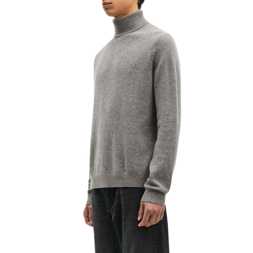 Samsøe Samsøe Isak Knit Turtleneck Dark Grey Melange