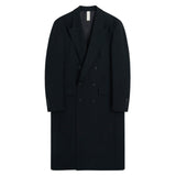 Sunflower Double Breasted Coat Erkek Palto Black