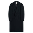 Sunflower Double Breasted Coat Erkek Palto Black