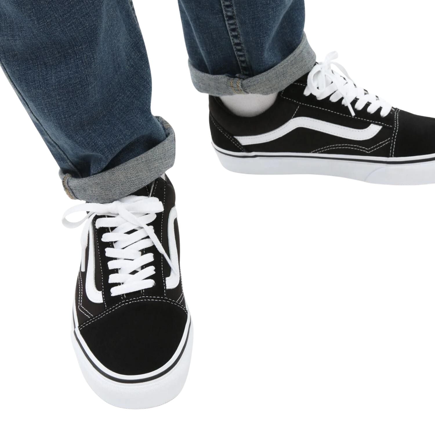 Old Skool Sneakers Black White 36