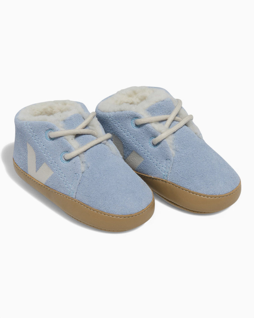 VEJA Baby Winter Light Suede Bebek Sneaker Steel/Pierre