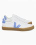 VEJA Campo Chromefree Leather Erkek Sneaker Extra White/Aqua