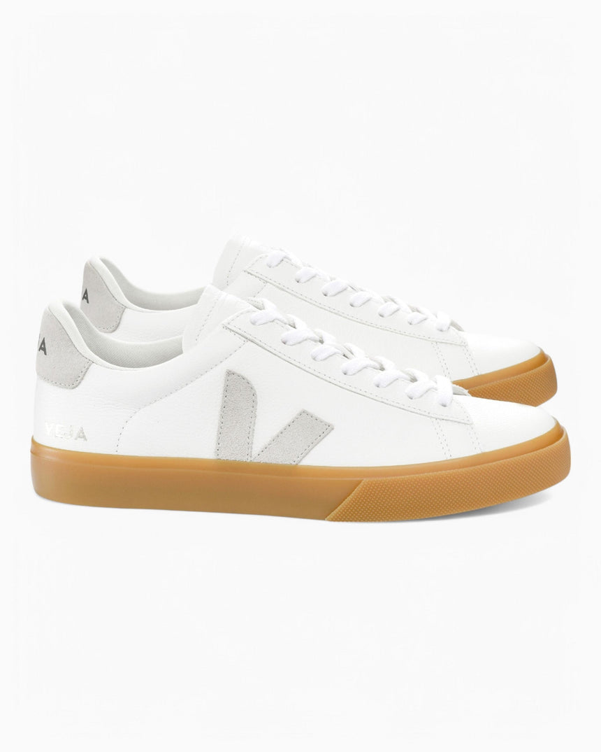 VEJA Campo Chromefree Leather Erkek Sneaker Extra White/Natural