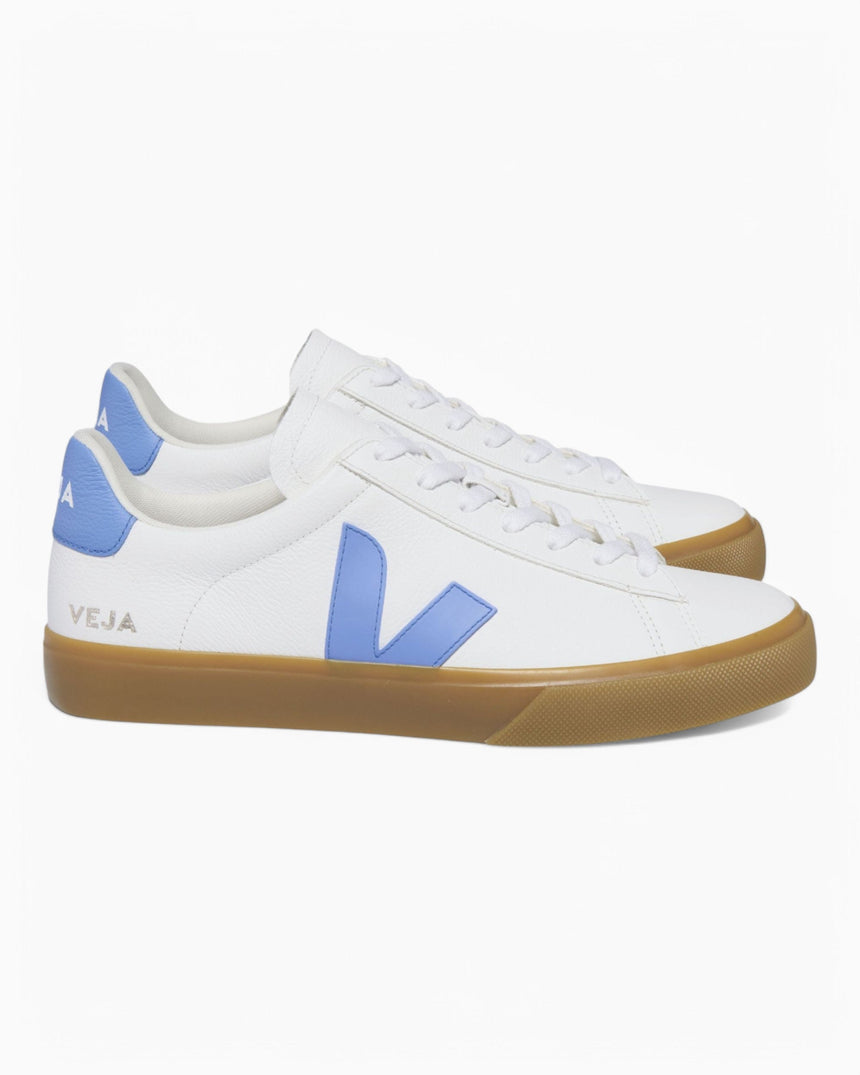 VEJA Campo Chromefree Leather Kadın Sneaker Extra White/Aqua