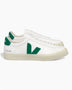 VEJA Campo Chromefree Leather Kadın Sneaker Extra White/Emeraude