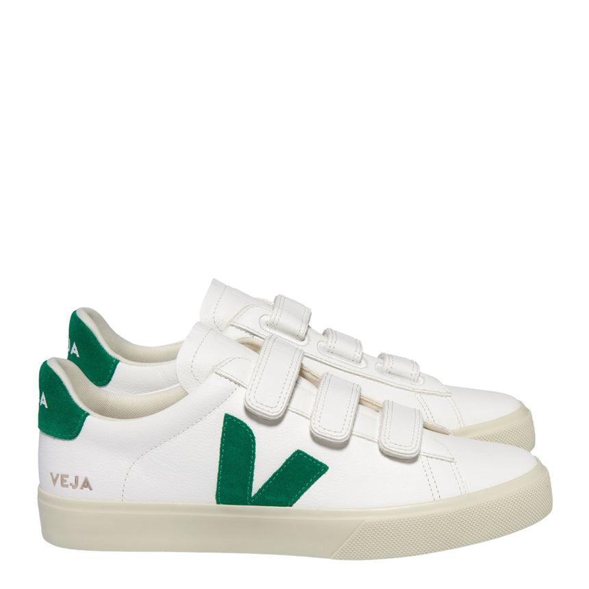 VEJA Recife Chromefree Kadın Sneaker Extra White/Emeraude