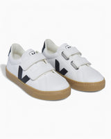 VEJA Small Esplar Chromefree Leather Çocuk Sneaker Extra White/Black Natural