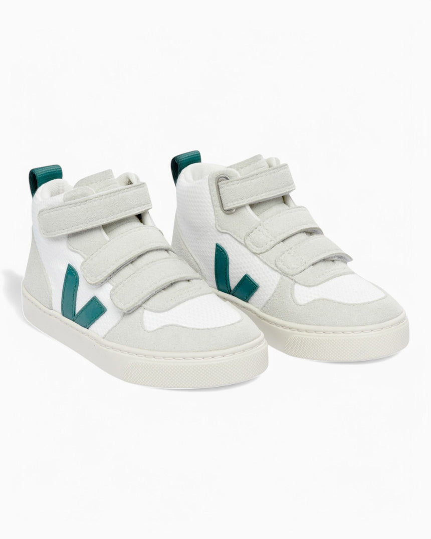 VEJA Small V-10 Mid B-Mesh Çocuk Sneaker White Brittany