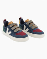 VEJA Small V-10 Suede Çocuk Sneaker Multico/Nautico