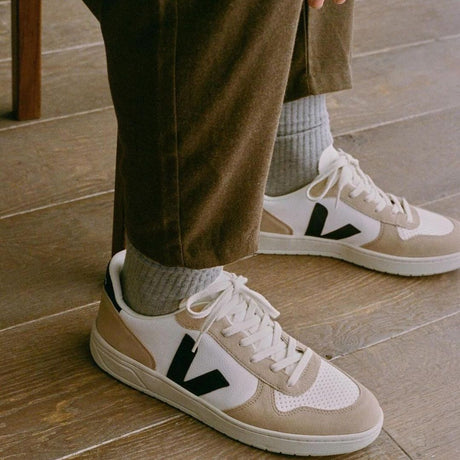 VEJA V-10 Chromefree Leather Erkek Sneaker