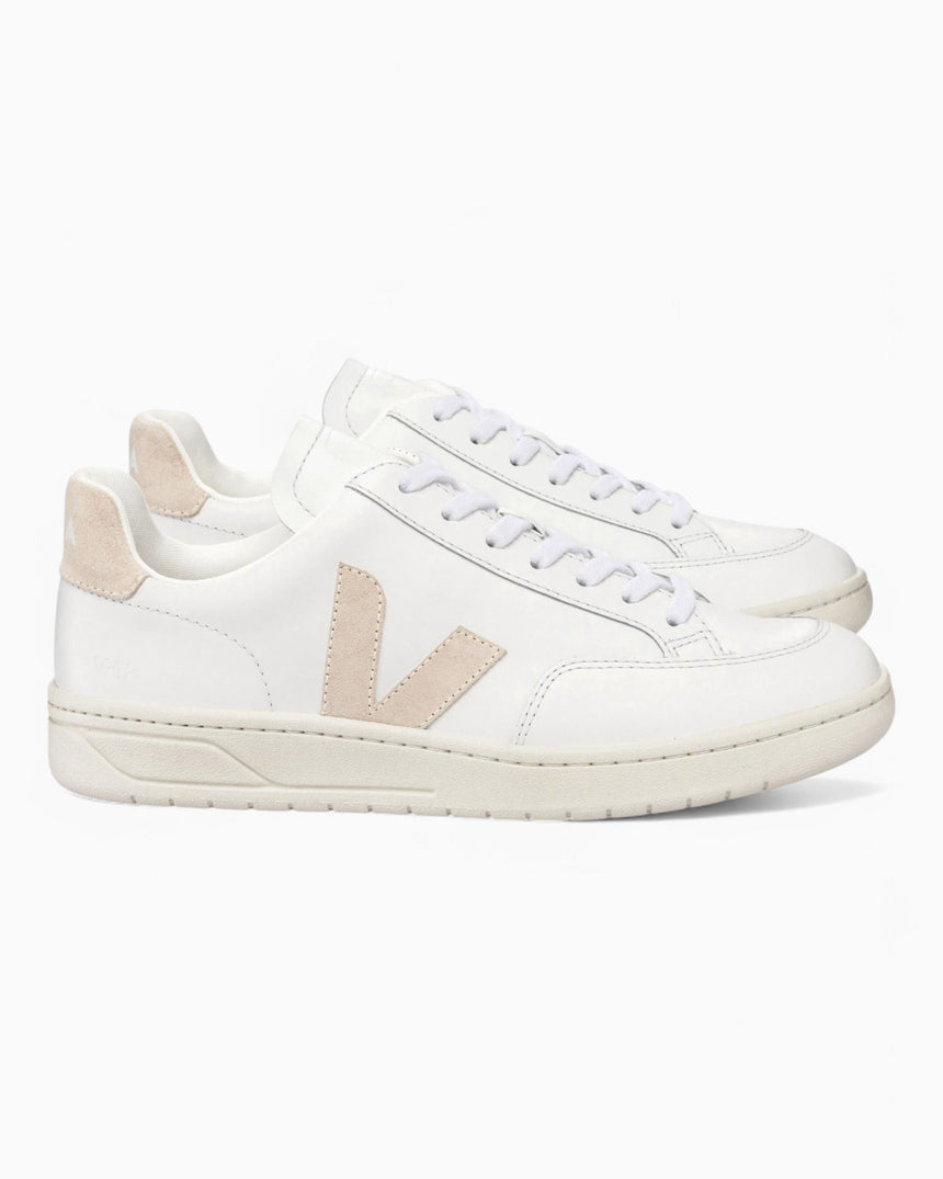 VEJA V-12 Leather Erkek Sneaker Extra White/Sable