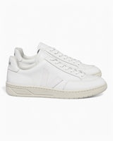 VEJA V-12 Leather Erkek Sneaker Extra White/White