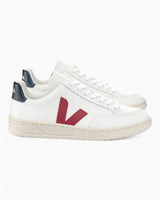 VEJA V-12 Leather Kadın Sneaker Extra White/Marsala Nautico