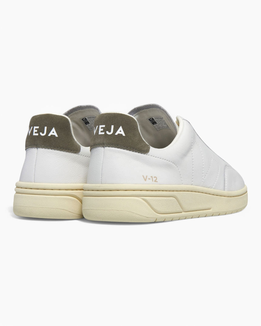 VEJA V-12 Stitch Organic Traced Leather Sneaker